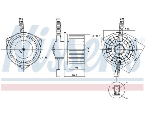 stove fan 87753 Nissens