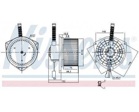 stove fan 87754 Nissens, Image 6