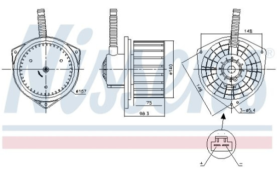 stove fan 87756 Nissens