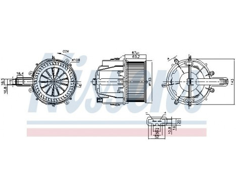 stove fan 87759 Nissens, Image 6