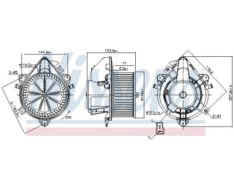 stove fan 87788 Nissens, Image 6