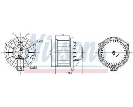 stove fan 87795 Nissens, Image 6