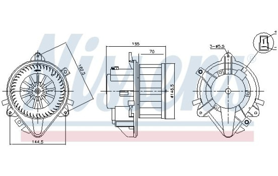 stove fan 87804 Nissens, Image 6