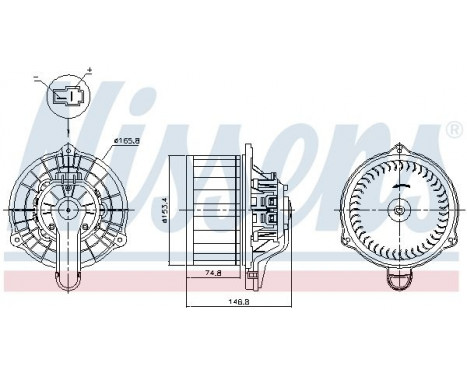 stove fan 87815 Nissens, Image 6