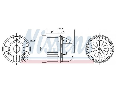 stove fan 87818 Nissens, Image 6