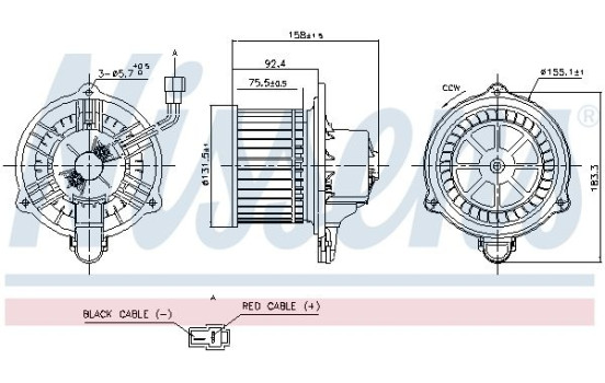 stove fan 87820 Nissens, Image 5