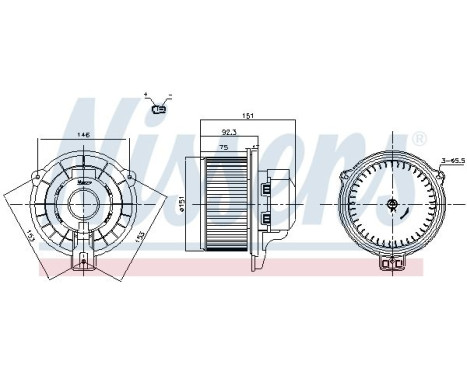 stove fan 87821 Nissens, Image 6