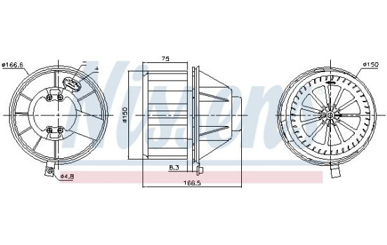 stove fan 87832 Nissens, Image 6