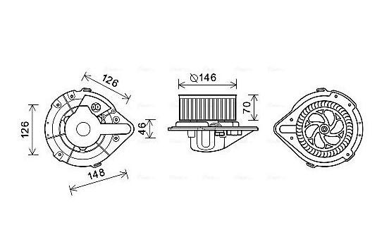 stove fan AI8370 Ava Quality Cooling