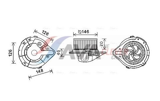 stove fan AI8370 Ava Quality Cooling
