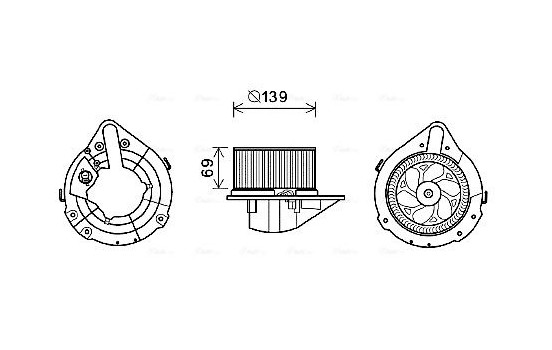 stove fan AI8372 Ava Quality Cooling