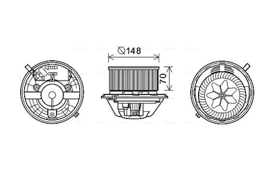 stove fan BW8462 Ava Quality Cooling