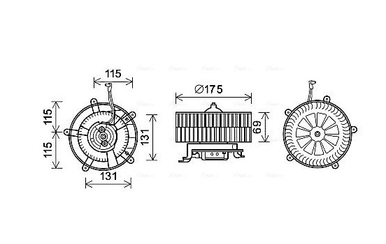 stove fan BW8478 Ava Quality Cooling