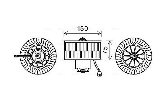 stove fan BW8485 Ava Quality Cooling