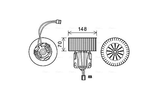 stove fan BW8539 Ava Quality Cooling