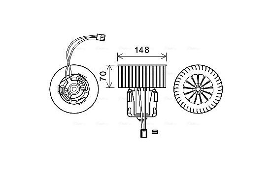 stove fan BW8540 Ava Quality Cooling