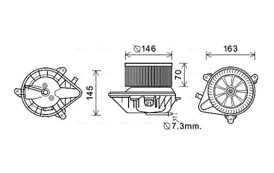 stove fan CN8292 Ava Quality Cooling