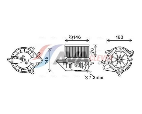 stove fan CN8292 Ava Quality Cooling