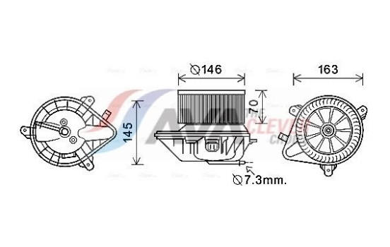 stove fan CN8292 Ava Quality Cooling