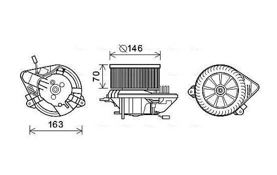 stove fan CN8295 Ava Quality Cooling