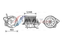 stove fan CN8295 Ava Quality Cooling