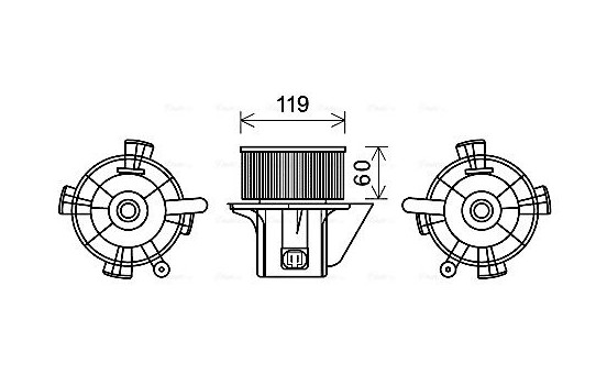 stove fan CN8299 Ava Quality Cooling