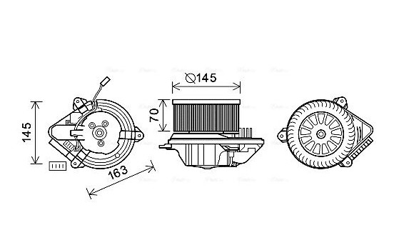 stove fan CN8503 Ava Quality Cooling