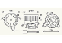 stove fan CN8509 Ava Quality Cooling