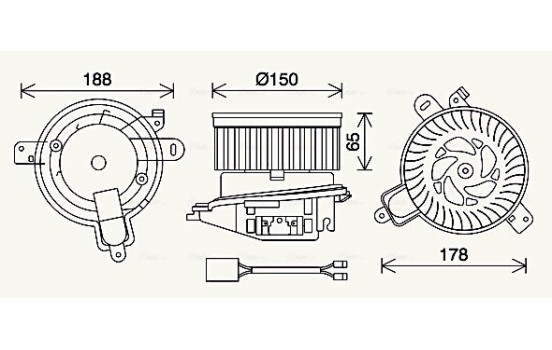 stove fan CN8509 Ava Quality Cooling