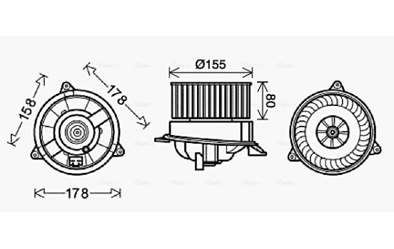 stove fan FD8495 Ava Quality Cooling