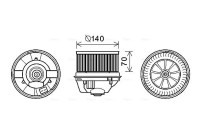 stove fan FD8496 Ava Quality Cooling