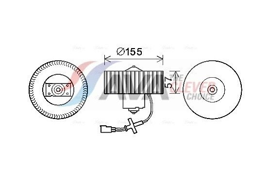 stove fan FD8568 Ava Quality Cooling
