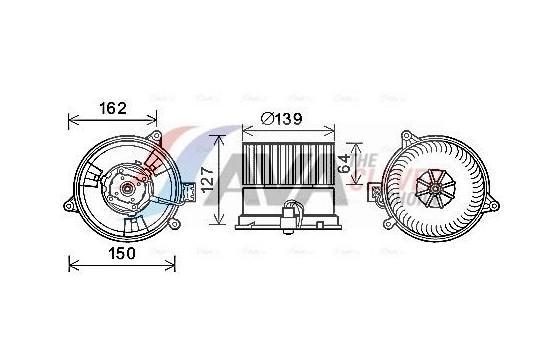 stove fan FD8576 Ava Quality Cooling