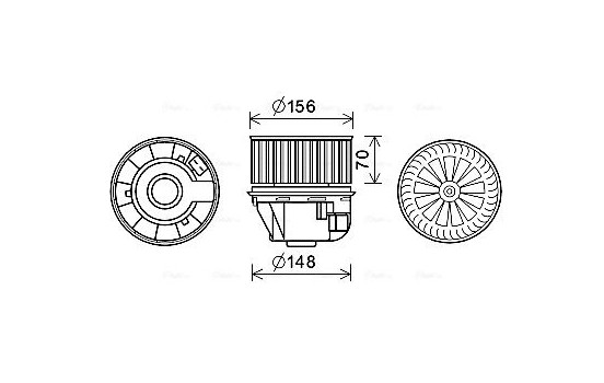 stove fan FD8611 Ava Quality Cooling