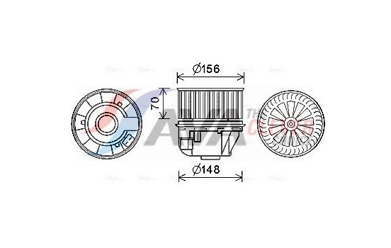 stove fan FD8613 Ava Quality Cooling