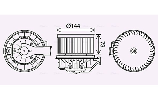 stove fan FD8632 Ava Quality Cooling