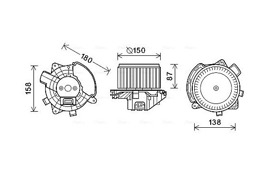 stove fan FT8409 Ava Quality Cooling