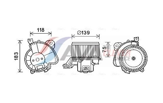 stove fan FT8431 Ava Quality Cooling