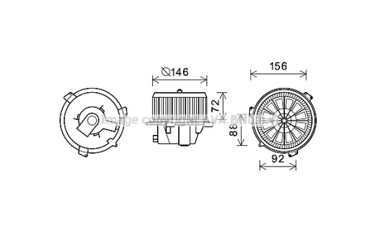 stove fan FT8436 Ava Quality Cooling