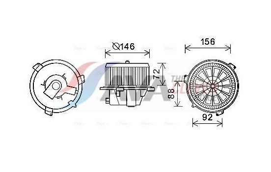 stove fan FT8436 Ava Quality Cooling, Image 2
