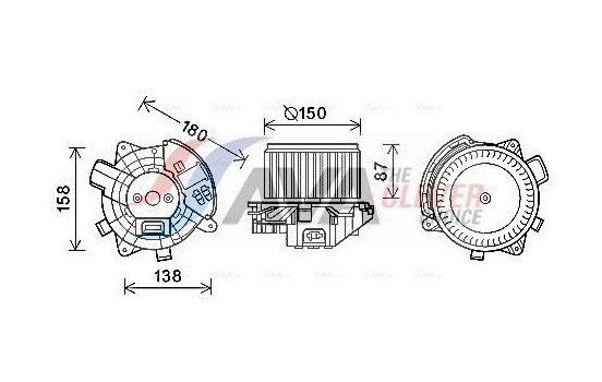 stove fan FT8444 Ava Quality Cooling