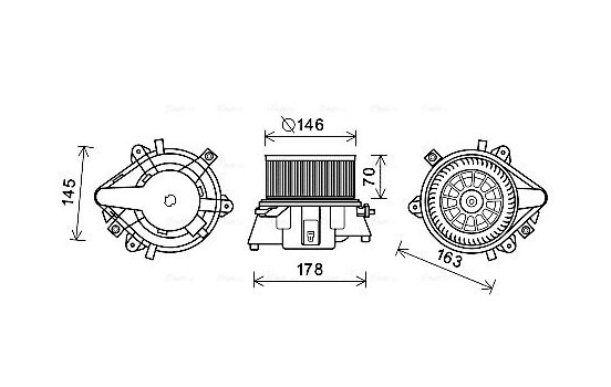 stove fan FT8451 Ava Quality Cooling