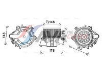 stove fan FT8451 Ava Quality Cooling