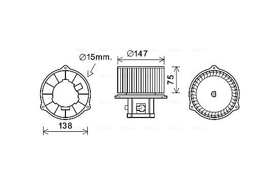 stove fan HY8353 Ava Quality Cooling