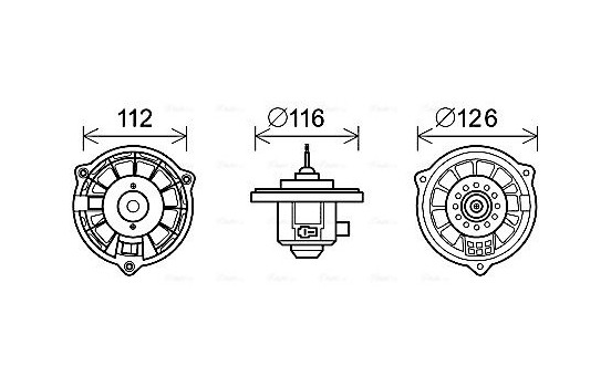 stove fan HY8409 Ava Quality Cooling