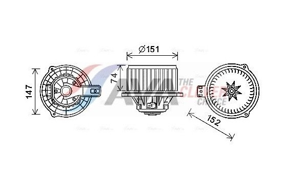 stove fan HY8434 Ava Quality Cooling