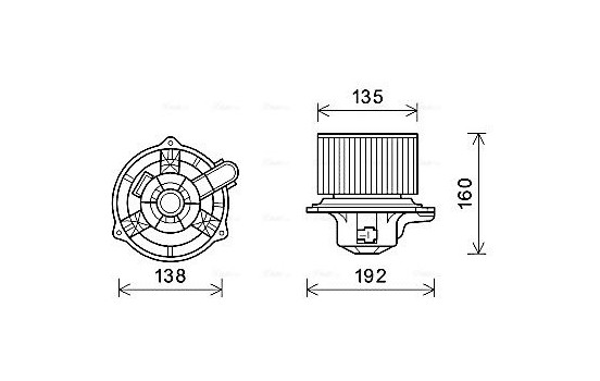 stove fan HY8553 Ava Quality Cooling