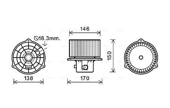 stove fan HY8555 Ava Quality Cooling