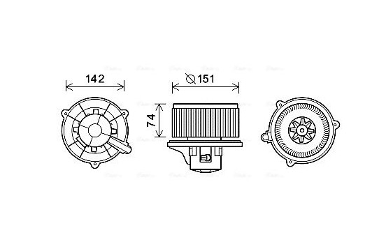 stove fan KA8224 Ava Quality Cooling