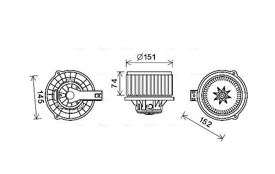 stove fan KA8253 Ava Quality Cooling